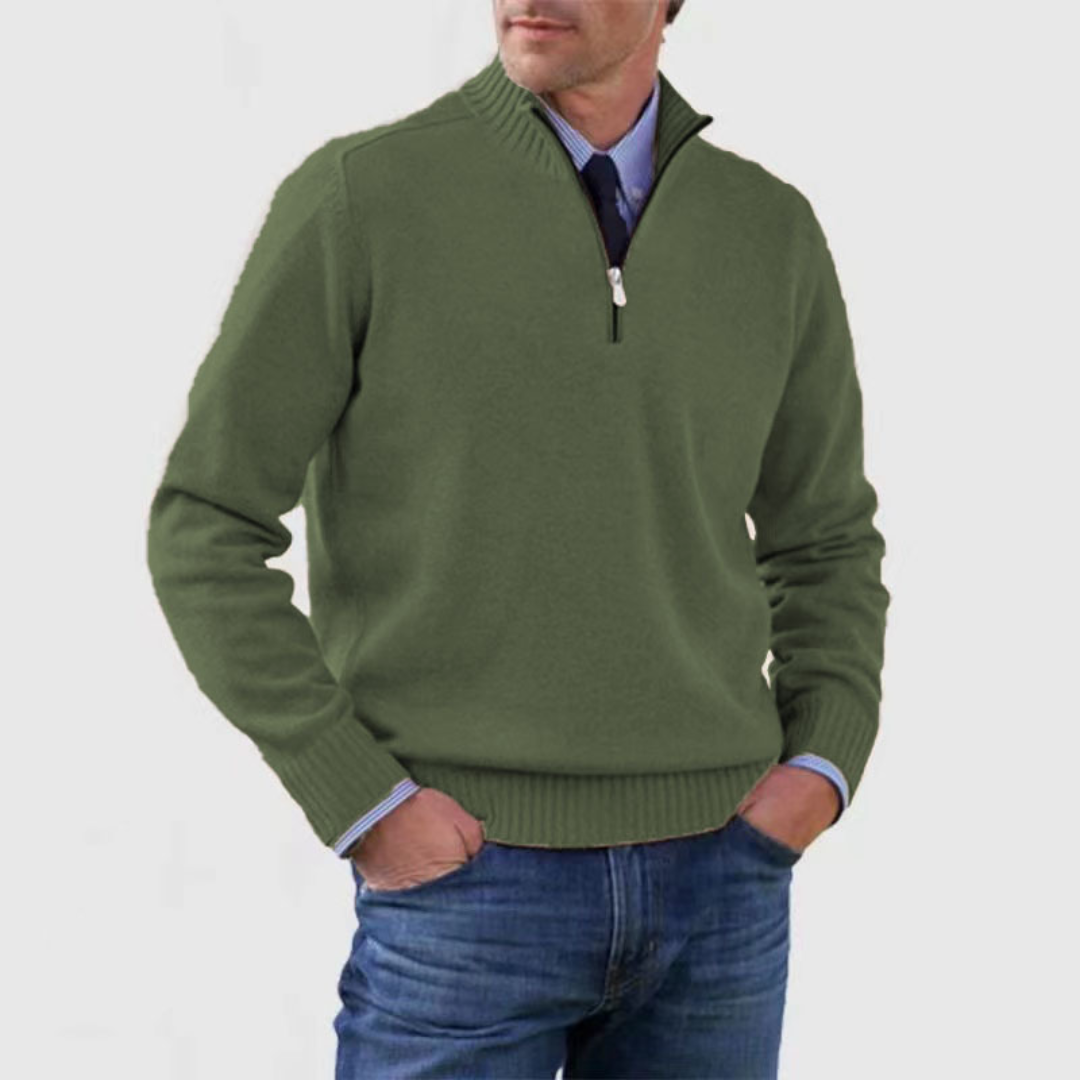 Warmer Langarm Pullover für Herren