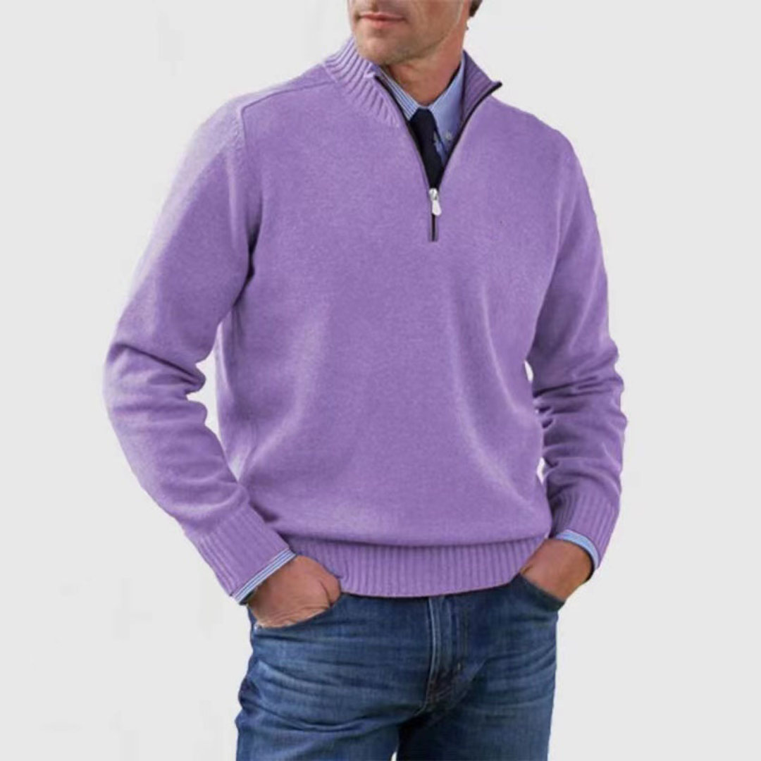Warmer Langarm Pullover für Herren