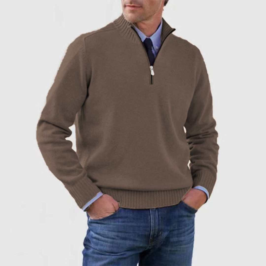 Warmer Langarm Pullover für Herren