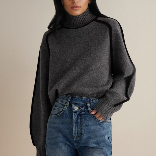 Warmer Rollkragenpullover für Damen – Eleganter Damenpullover für Wintermode