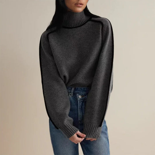 Warmer Rollkragenpullover für Damen – Eleganter Damenpullover für Wintermode