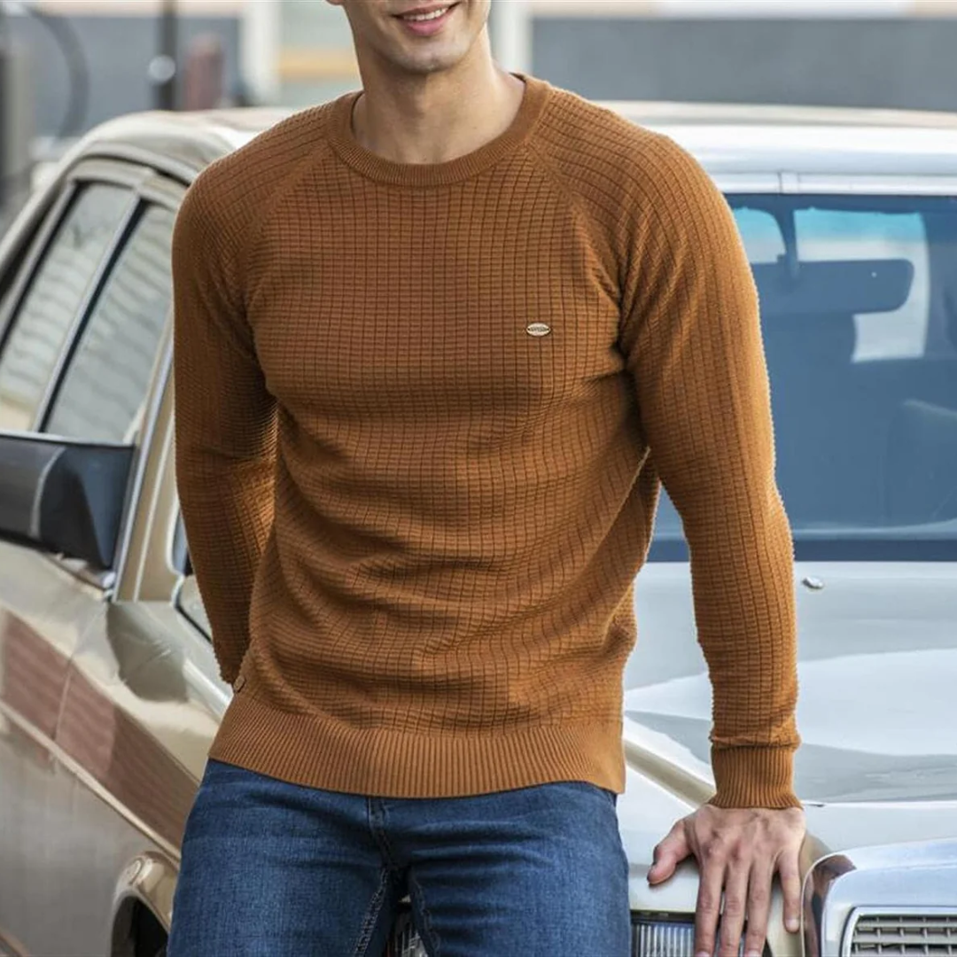 Warmer Strickpullover für Herren