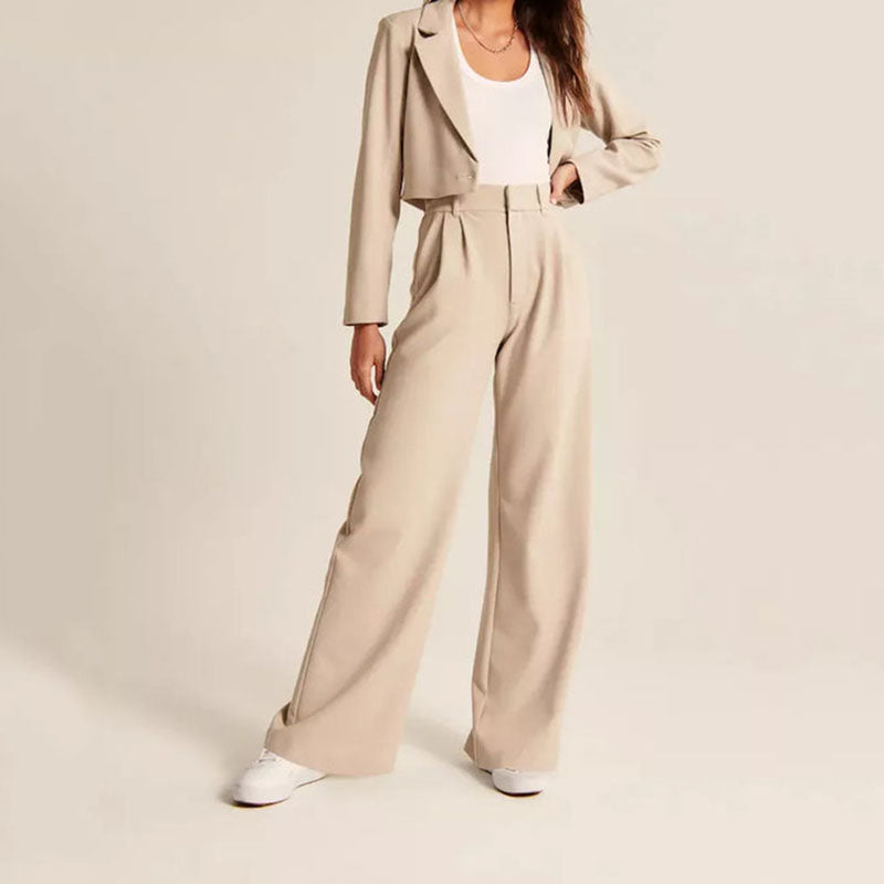 Weite Hose Atmungsaktiv mit Hoher Taille für Damen