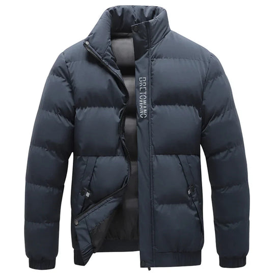 Wetterfeste Herrenjacke mit Kragen für Männer