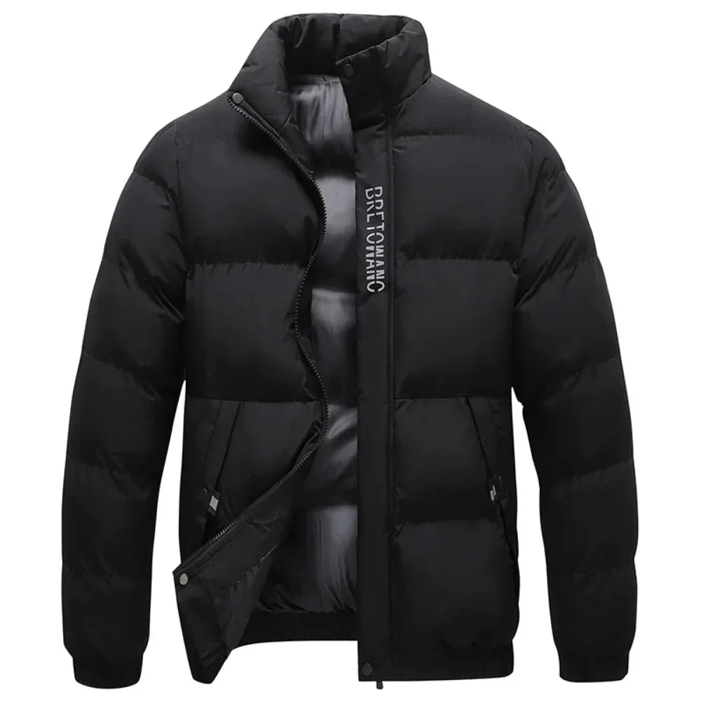 Wetterfeste Herrenjacke mit Kragen für Männer
