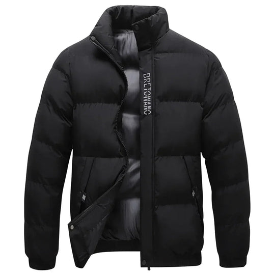 Wetterfeste Herrenjacke mit Kragen für Männer