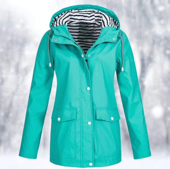 Wetterschutzjacke für Damen mit funktionalem Design