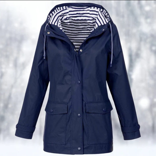 Wetterschutzjacke für Damen mit funktionalem Design