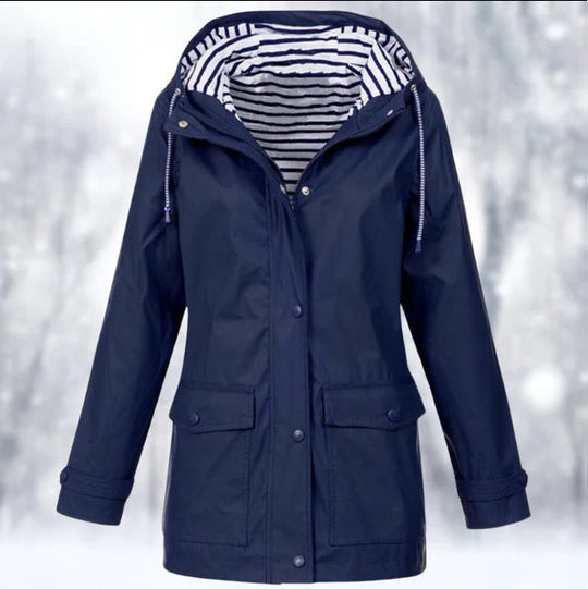 Wetterschutzjacke für Damen mit funktionalem Design