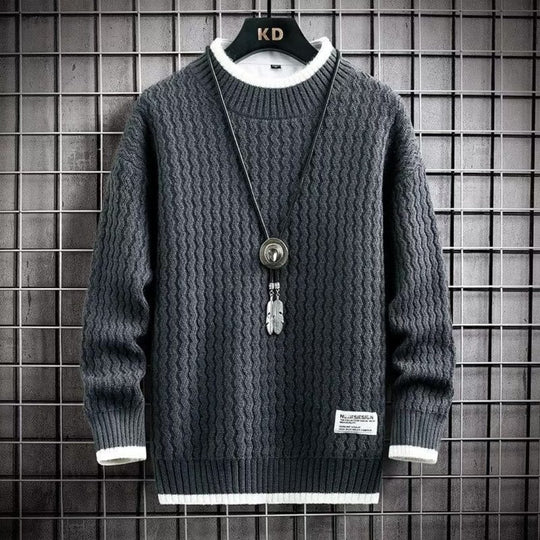 Winter Pullover aus warmem Material für Herren
