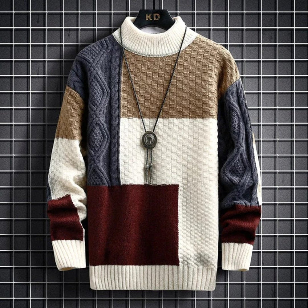 Winter Pullover aus warmem Material für Herren