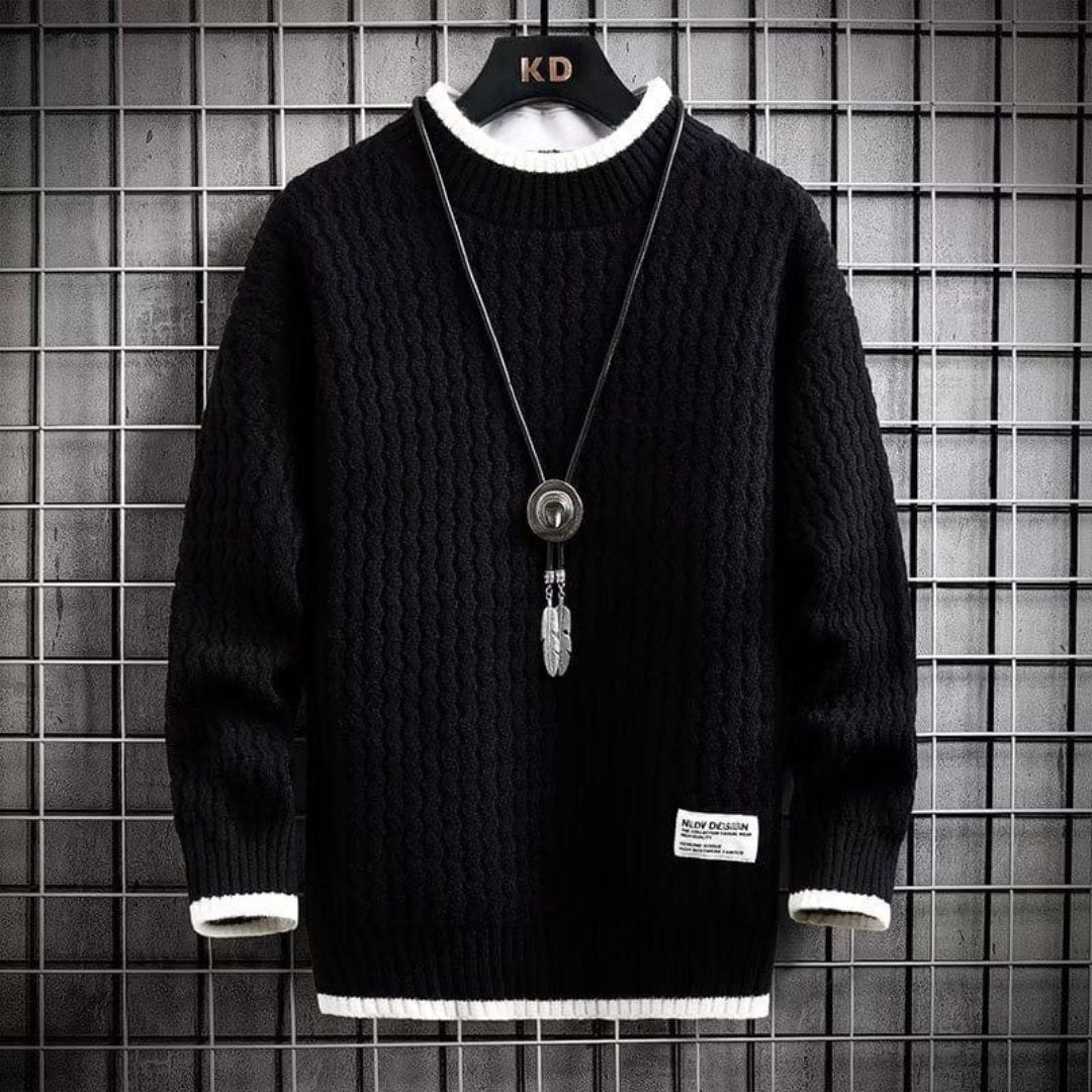 Winter Pullover aus warmem Material für Herren
