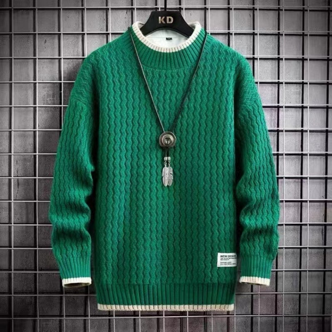 Winter Pullover aus warmem Material für Herren