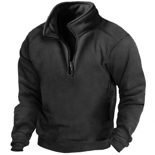 Winterpullover mit hohem Kragen für Herren