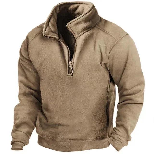 Winterpullover mit hohem Kragen für Herren