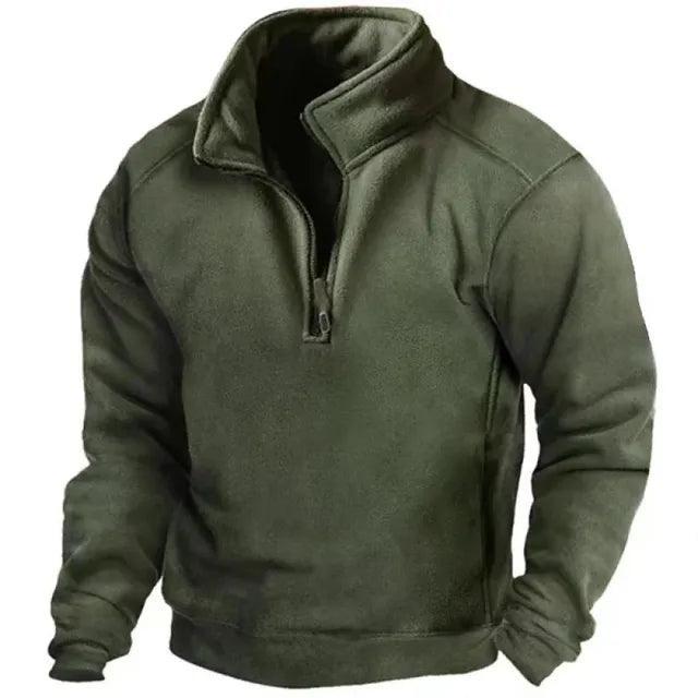 Winterpullover mit hohem Kragen für Herren