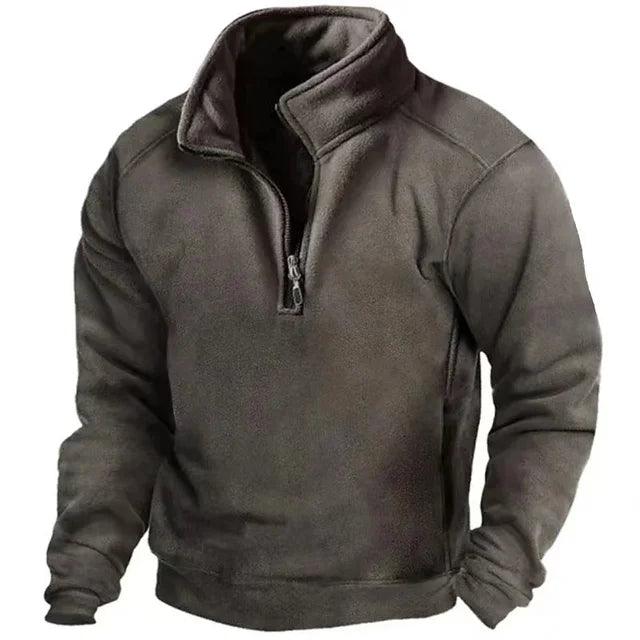 Winterpullover mit hohem Kragen für Herren