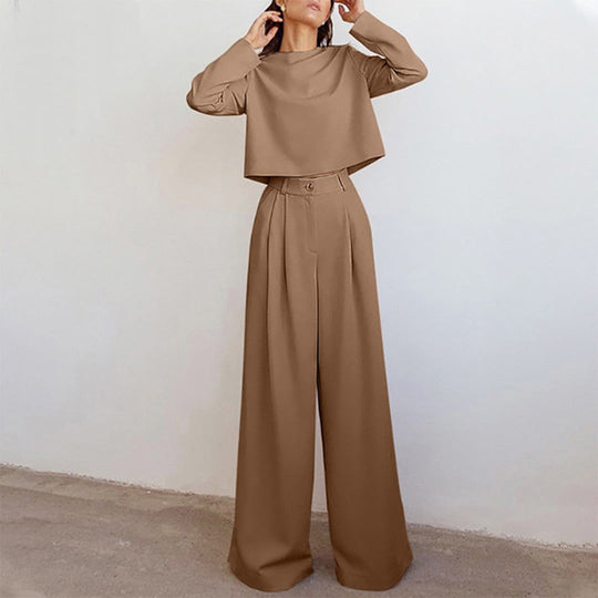 Zweiteiliges Set mit modernem Oberteil für Damen